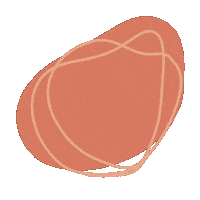 Pink Orange Sticker