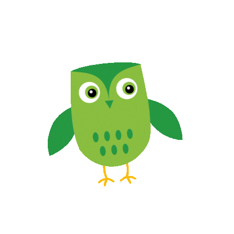 TheLittleRange wink owl cheeky winking Sticker