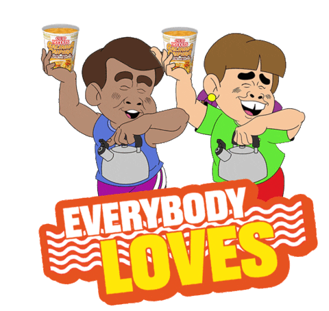 nissinbrasil giphyupload cup snacks ramen Sticker