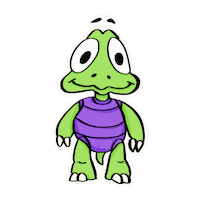 Turtle Hello Sticker