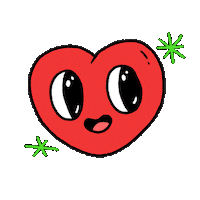 In Love Heart Sticker by Makeship
