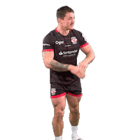 Knockout Hitting Sticker by Jersey Reds