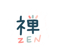 Zen Sticker by Poca Poca Studio