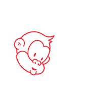 Milkshake Bonehead Sticker by LoveBird