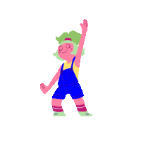 Proud Dance Sticker by Percolate Galactic