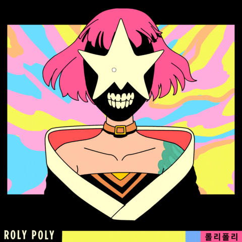 RolyPolyNFT trippy psychedelic creepy surreal GIF