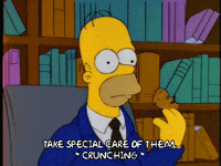 homer simpson eating GIF