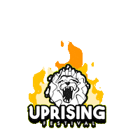 uprisingfestival festival reggae jamaica slovakia Sticker