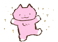 Cat Pink Sticker