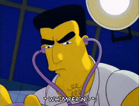 Sick Season 3 GIF by The Simpsons