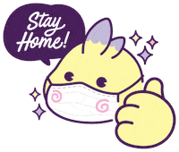 Stay Home Sticker by Israseyd
