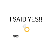 Propose Yes Yes Yes Sticker by alexisdiamond_jewelry