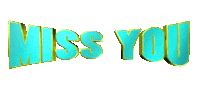 miss you text Sticker