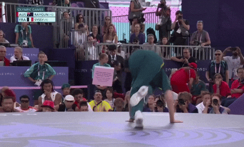 brucefloyd giphyupload olympics breaking breakdancing GIF