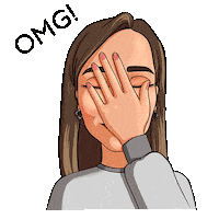 Emoji Omg Sticker