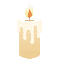 Halloween Fire Sticker