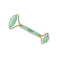 Jade Roller Sticker by Zove Beauty