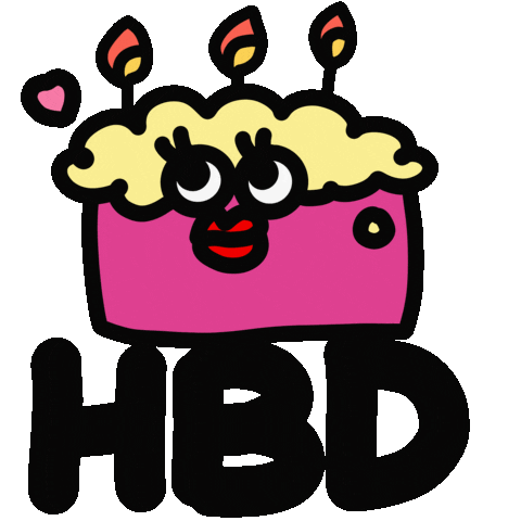 Happy Birthday Party Sticker by てんりちゃん