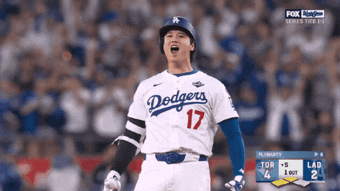 Los Angeles Dodgers Baseball GIF by MLB