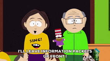 teacher instructing GIF by South Park 