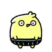 Thanks Chick Sticker