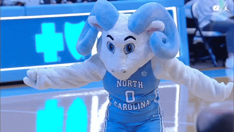 Excited Dance GIF by UNC Tar Heels