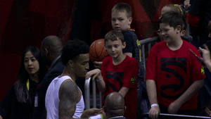 atlanta hawks smile GIF by NBA