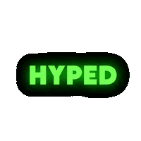 Cyberzcrew green neon hype hyped Sticker