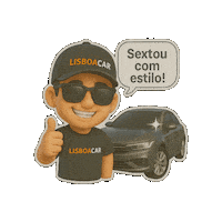 LisboaCar sextou sexta sexta-feira lisboa car Sticker