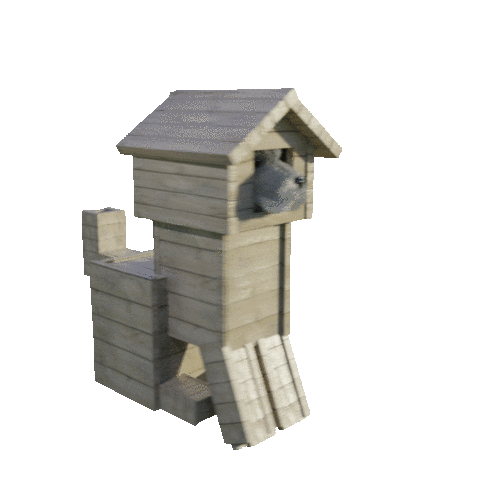 Dog 3D Sticker by moyaoborona