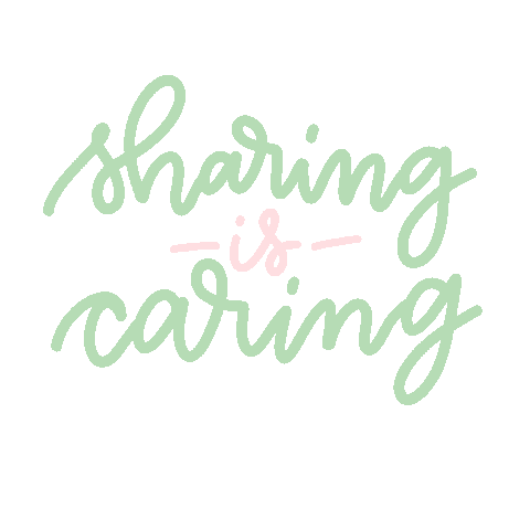 Sharing Is Caring Sticker by thegangoffur