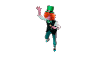 Excited St Patricks Day Sticker by DareDevil Improv Comedy