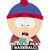 Stan Marsh Baseball Sticker by South Park