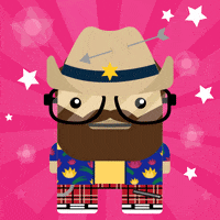animation cowboy GIF by bebods