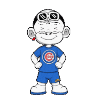 Happy Chicago Cubs Sticker by Zhot