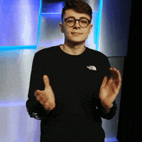 rokkr esports sarcastic slow clap pew pew GIF