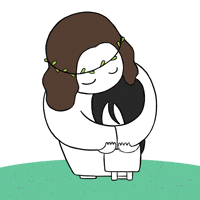 strawtree girl sad flower cry GIF