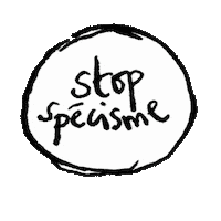 Vegan Speciesism Sticker by Observatoire du spécisme