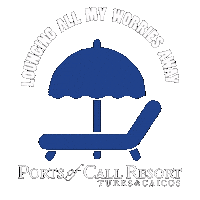 portsofcallresort vacation mode turks and caicos grace bay grace bay beach Sticker