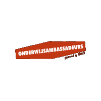 Onderwijsambassadeurs Sticker by FMDO vzw