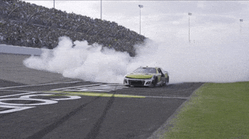 Iowa Speedway Burnout GIF by NASCAR