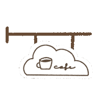 Coffee カフェ Sticker