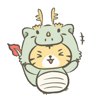 maggielulu 龍 龍年 瑪姬與她的小夥伴 maggieandherlittelpartners Sticker