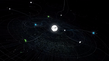 pylik space digital solar system GIF