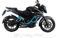 Motorcycle Bajaj Sticker by Crazy Iron