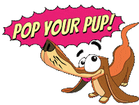 pop art dog Sticker by Pop Your Pup!™