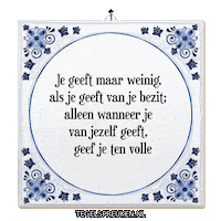 Humor Hart Sticker by Tegelspreuken.nl