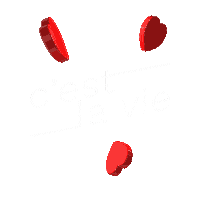 Coeur Clv Sticker by C'est la vie