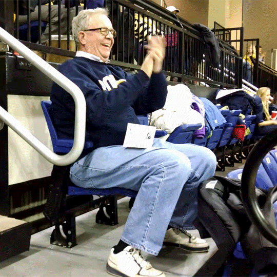 clapping father wild GIF