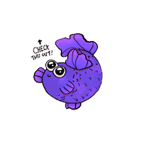 Check This Out Betta Fish Sticker